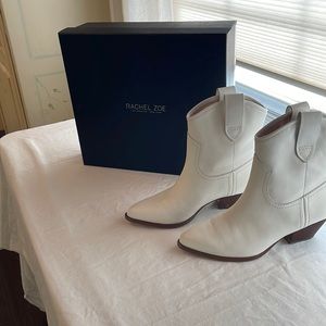 Like New Rachel Zoe White Cowboy Boots
